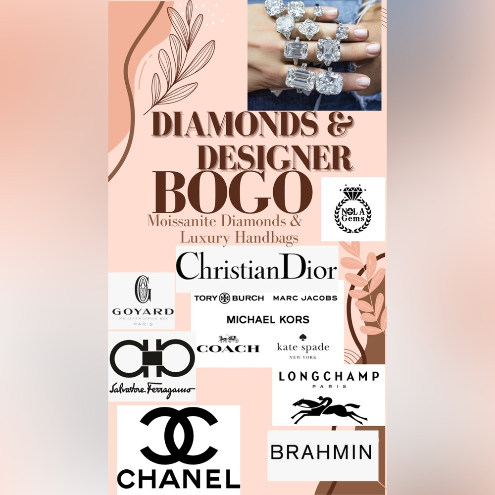 Live Show Moissanite Jewelry & Designer Handbags & Accessories
